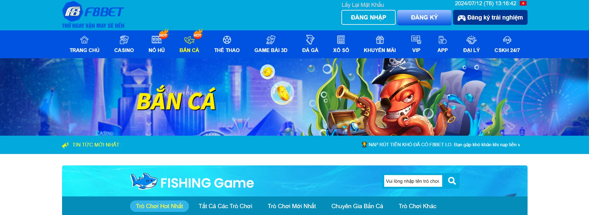 Giới thiệu về tựa game bắn cá F8bet